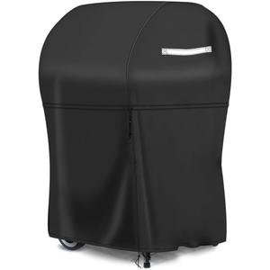 Grill Cover, Heavy Duty BBQ Grill Cover for Outdoor Grill, 30 Inch Waterproof Weather Resistant, UV & Fade Resistant with Adjustable Straps BBQ Smoker Gas Cover for Weber, CharBroil, etc. Charcoal