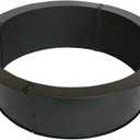 Blue Sky Outdoor Living 28" Round Heavy-Duty Steel Fire Ring, Portable Compact Outdoor Fire Ring, Black