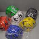 6 Pack Size 5/4/3 Soccer Balls for Training & Matches Official Size & Weight, Includes Carry Net, Needles, Air Pump Ideal for Youth and Adult Players