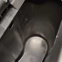 Anzoymx Stainless Steel Bathroom Trash Cans 1.8 Gallons Small Garbage Can with Pop up Lid, Metal Narrow Wastebasket, Slim Waterproof Litter Trash Bins Set for Bedroom, Toilet, Office (Black)