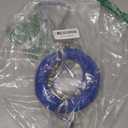 Dog Tie Out Cable and Anti Rust Spiral Stake , 30ft Outside Leash&Chain for Camping and Yard, 16'' Heavy Duty for Medium-Large Dogs Up to 125 lbs (30FT, Blue)