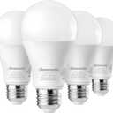 DEWENWILS 4 Pack A19 Dimmable LED Light Bulbs, 800LM, 5000K Daylight Light Bulbs, 9W(60W Equivalent) LED Bulb, E26 Base Light Bulb, UL Listed