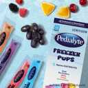 Pedialyte Electrolyte Solution Freezer Pops, Hydration Variety Pack Grape, Blue Raspberry, Cherry, Orange, Pack of 64
