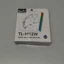 Thermalright TL-M12W Case Fan 120mm ARGB CPU Cooler Fan Comes with ARGB Mirror Light Effect, PC PWM Silent Fan with 1500RPM Speed, White CPU Cooling ARGB Fan, Desktop CPU PWM Fan