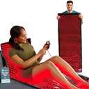 Lifepro Infrared Red Light Therapy for Body Blanket - Lessens Pain, and Enhances Recovery- Whole Body Care Mat with 3 Modes - Uses 660nm & 850nm Wavelengths