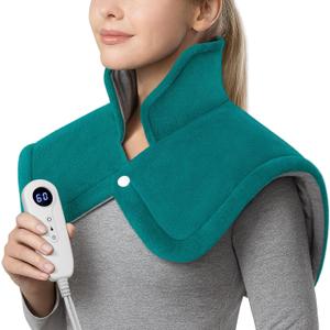 Neck Shoulder Heating Pad Gift for Back Pain Relief, Electric Weighted Heat Pads for Cramps, Leg and Foot, Gifts for Christmas, Mothers Day, Fathers Day, Birthday, Women, Men, Mom, Dad
