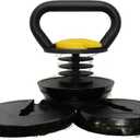 Kettlebell Kings | Verstelbare Kettlebell-gewichten en Kettlebell-set | Kettlebells voor dames en heren, 10-40 LB Gemaakt voor thuisgebruik, schommels, squats, press | Kettlebells voor krachttraining