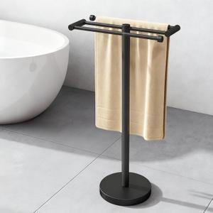 YUMORE Freestanding Towel Rack Floor Tall Bath Towel Holder, Big Modern Towel Drying Holder Stand, 
Product Dimensions	20.7"L x 11.8"W x 39.3"H