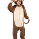 Kids Boys Girls Halloween Onesie Costume,One Piece Pajamas,Halloween Funny Animal Onesie Cosplay Costume, Size Large