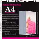 Inkjet Photo Paper 8.5x11 Inches,Glossy 200 Sheets 70 lb/258 gsm Premium Heavyweight Photographic Paper for Inkjet Printer Instant Dry Professional Postcard Picture Use Dye Ink