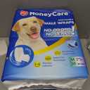 HONEY CARE All-Absorb A25 Male Dog Wrap, 50 Count, Medium, White