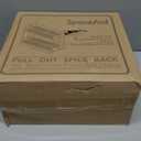 SpaceAid Pull Out Spice Rack Organizer for Cabinet, Heavy Duty Slide Out Seasoning Kitchen Organizer, Cabinet Organizer, with Labels, 5.2" W x10.75 D x10 H, 2 Drawers 2-Tier