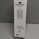 Slopehill Mini Travel Dual Voltage Hair Dryer Brush,1000 Watts Hot Air Brush with European Plug, Ionic Hair Dryer and Styler for Women, Oval Barrel 2 Heat & 2 Speed Settings for International Travel (Black)