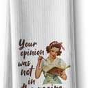 Funny Recipe Kitchen Towels-Microfiber Hilarious Absorbent Hand Towel Dish Rags, for Hostess Mom New Home Housewarming on Birthday,Christmas,Thanksgiving Day,16" x 24"