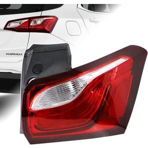 Tail Light Assembly Halogen Type Compatible with Chevy Equinox 2018 2019 2020 Right Passenger Side Replace:84769836