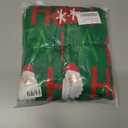 ANGELGGH Onesie Christmas Family Matching Pajamas Adult Couples Men PJs Hooded Women Novelty One-piece Sleepwear (Green)