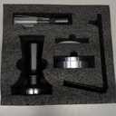 51mm Espresso Accessories Kit, Spring Loaded Calibrated Tamper, WDT Tool and Dosing Funnel Set Fits Delonghi 51 mm Espresso Coffee Machines and Portafilter