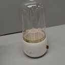 Toothbrush Holders for Bathrooms,Rotating 5-Slot with Cover and Draining Water,Kids Electric Toothbrush Holder and Toothpaste Stand Storage for Bathroom Accessories Counter Organizer Vanity (White)