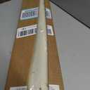 LazBlinds No Drill Zebra Blinds for Windows 34.5" W x 72" H, Cream