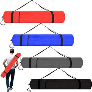 Huhumy 4 Pcs 48 x 11'' 420d Oxford Large Folding Camp Chair Replacement Bag with Adjustable Shoulder Strap for Outdoor Camping Travel Compatible with Portable/Lawn Chairs for Camping