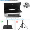 SLOW DOLPHIN Heavy Duty Backdrop Stand10ft x 8.5ft Adjustable Background Support System Kit with Steel Base for Photography, Photo Backdrop Stand for Parties Birthday, Photo Booth Video Studio