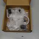 4pcs Desk Hooks, Under Shelf Table Storage Hooks Clip-On Desktop Accessory for Organizing Book Bags and Desktop Miscellaneous Items (White)