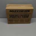 Skechers Air-Cooled Memory Foam Seat Covers,Mesh Thick Car Seat Covers,Piping Leather Car Seat Covers Front Seats,Airbag Compatible,Automotive Comfort Universal FitMost Cars,Vans,Truck,SUV,Black