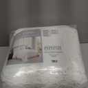 Beatrice Home Fashions King, White, Lotus Medallion 100% Cotton Chenille Bedspread, Soft, Cozy, Lightweight, Fringe