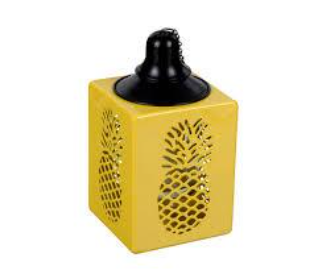 Everyday Living Metal Oil Torch Pineapple Yellow