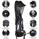 Baby Shoulder Carrier Baby Hiking Backpack Carrier with Rain Cover Sun Shade for Child Safe Backrest and Toddler Ergonomic Seat Holds 40 Pound for Children Between 6 Months-3 Years Old Babies