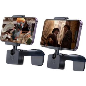 2 Pack Airplane Phone Holder  Travel Essentials Accessories for Flight, Cruise, Car, Desk  Universal Foldable Cell Phone Stand Mount  Mini Size Hands-Free for iPhone, Samsung, Android