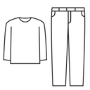 Anyhold Women's Suit Long Sleeve Shirts Casual V Neck Blouse for Leggings Pants L