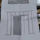 SMARTSTANDARD 2 Set Pocket Door Frame 72"x 80",Pocket Door Kit with 120LBS Two-Way Soft-Close Mechanism,Single Pocket Door Frame Kit for 24'' to 36'' Width Door,Durable Pocket Door Hardware