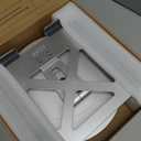 High-End Laptop Stand for Desk with 360 Rotating Base, Ergonomic Protable Laptop Riser for Collaborative Work, Aluinum Computer Notebook Stand Holder for MacBook Air Pro, Dell, XPS, HP up to 17 Inches