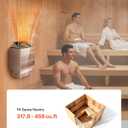 VEVOR Sauna Heater, 9KW 240V Electric Sauna Stove, Dry Steam Bath Saunas Stove with Pre-Drilled Bracket, Fit 317.8 to 459 CU.FT Saunas Rooms, Steam Bath Stoves for Home, Commercial, Leisure Venues