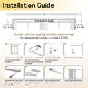 FELIDESIGN Curtain Track, Ceiling Curtain Track for Room Divider, Ceiling Mount Rail Set with Roller Hooks, White, 6ft - 9ft