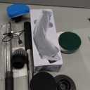 Leebein Electric Spin Scrubber, 2025 New Cordless Cleaning Brush Bathroom Scrubber, IPX7 Waterproof Shower Scrubber with 7 Brush Heads, Extendable Long Handle and 2 Speeds Scrubber for Bathtub Floor (Black)