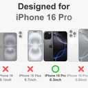 Tnarru Designed for iPhone 16 Pro Clear Case with Stand [Magnetic Ring Holder Kickstand] Soft TPU Bumper Non-Yellowing Anti-Scratch Lightweight Slim for iPhone 16 Pro Case Pink