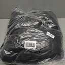 Women's Plus Size Down Coat| Waterproof, Windproof, Detachable Hood, Flannel Lined (4X, Black)