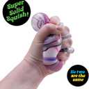 Schylling NeeDoh Nice Cube Swirl - Sensory Toy with a Super Solid Squish - Unique, Swirling Color Blend - (1 Pack)