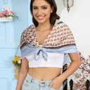 2 x AWAYTR 35 Satin Head Scarves Women Like Silk Scarf Hair Bandanas Women Matte Neck Scarf Head Wrap Hair Headscarf (J)