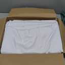 Fitable White Tablecloths for Rectangle Tables, 6 Pack - 70 x 120 Inches - Reusable and Washable Table Clothes for 6-8 Ft Tables, Polyester Fabric Table Covers for Wedding, Party, Banquet