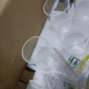 Rechargeable Battery Wall Sconce Set of Two, 8000mAh Wireless, Dimmable, Timer, Remote, Touch Control, 3000K, USB-C Charging for Living Room Gold with White Lampshade (Include 4 Special Bulbs)