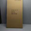 Arjun Ocean Teal Wall Art Canvas Coastal Beach Painting Blue Turquoise Landscape Sunset Picture, Panoramic Gold Foil Textured Large Artwork Framed for Living Room Bedroom Bathroom Wall Decor 40"x20"