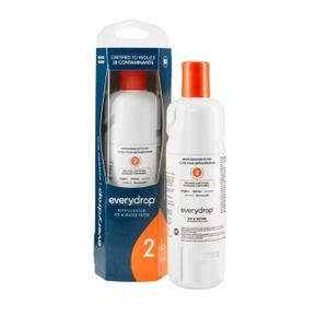 Everydrop by Whirlpool Ice and Water Refrigerator Filter 2, EDR2RXD1, Single-Pack, Orange