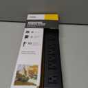 Prime Wire & Cable PB801120 6-Outlet Metal Power Strip with 14-3 SJT 10-Feet Cord,Black