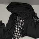 SweatyRocks Women's Casual Solid Cut Out Front Long Sleeve Pullover Crop Top Sweatshirt