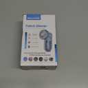 BEAUTURAL Fabric Shaver and Lint Remover, Sweater Defuzzer with 2-Speeds, 2 Replaceable Stainless Steel Blades, Battery Operated, Remove Clothes Fuzz, Lint Balls, Pills, Bobbles Gray