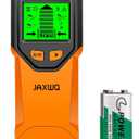 Stud Finder Wall Scanner - 5 in 1 Stud Finder Tool w/Smart Chip and HD LCD Display, Stud Detector Beam Finders for the Center and Edge of Wood AC Wire Metal Studs Joist Pipe (Orange Juice)