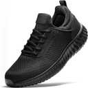 Bruno Marc Men's Non Slip Work Shoes Walking Zapatos Trabajo Black & Lightweight Sneakers Food Service Chef Kitchen Restaurant, Size 12
